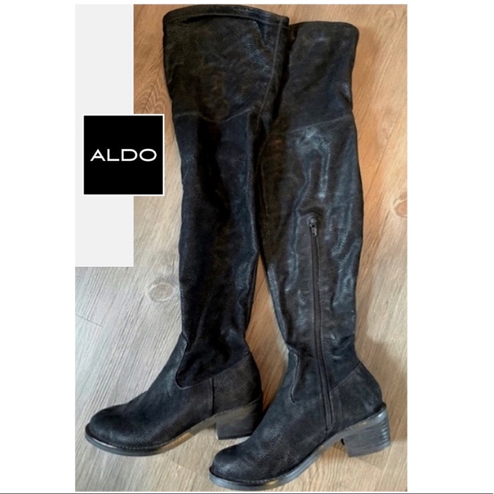 NWOB Aldo Sturmys Flat Over the Knee Boots - Picture 5 of 14